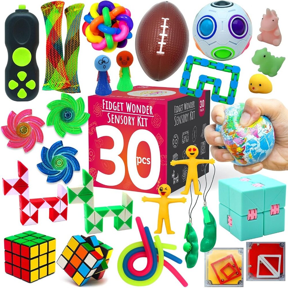 NWT 30 Fidget Sensory Toys